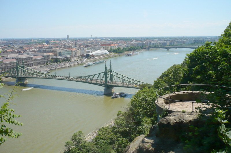 Budai Zöld kilátópont, kicsit feljebbről